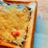 紫蘇明太と海苔のチーズトースト